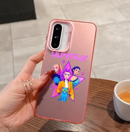 Kpop Demon Hunters Pink Phone Case for Samsung
