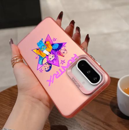 Kpop Demon Hunters Pink Phone Case for Samsung