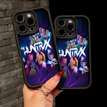 KPop Demon Hunters Black Phone Case for iPhone