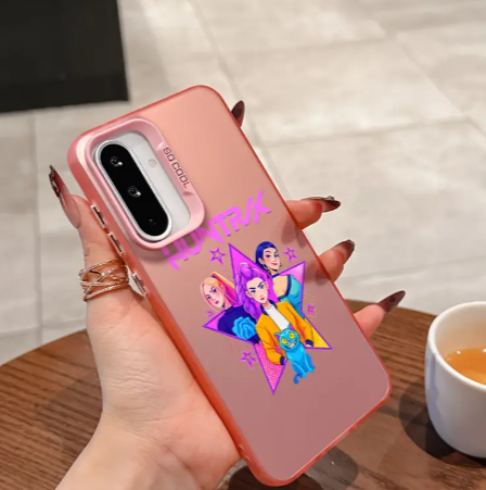 Kpop Demon Hunters Pink Phone Case for Samsung
