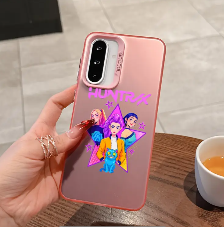 Kpop Demon Hunters Pink Phone Case for Samsung